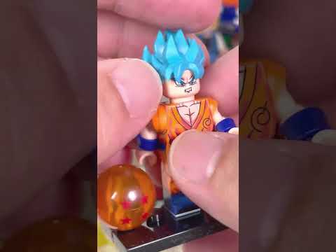 LEGO Dragon Ball | Gohan | Goku | Android 18 | Krillin | Android 13 Unofficial Minifigures #Shorts