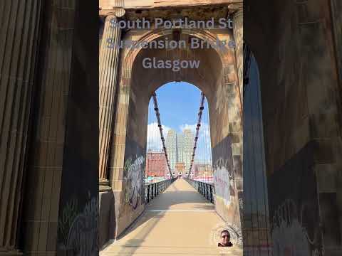 South Portland St Suspension Bridge, Glasgow, Scotland