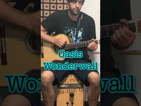 Oasis Wonderwall onemanband cover #onemanband #acoustic #acousticcover #cajon #oasis #wonderwall