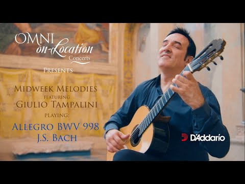 Giulio Tampalini - Allegro BWV 998 by J.S. Bach - Omni on-Location