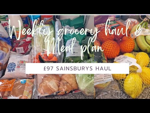 Large Weekly Sainsburys haul  | What I buy my family for the week