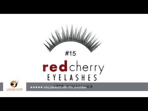 Red Cherry False Eyelashes #15 (Pack of 3) | Review/Test