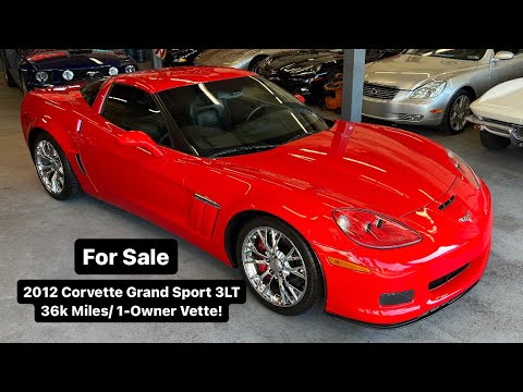 SOLD: 2012 Corvette Grand Sport Z16 3LT - 36k Miles - 1-Owner/Clean Carfax