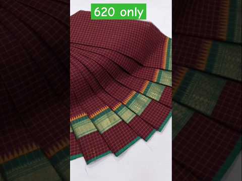 Chettinadu pure cotton Checked Design sarees WHATSAPP 9790271649 saree only blouse 100extra