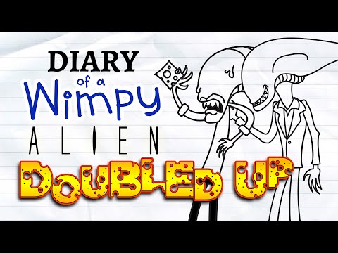 Diary of a Wimpy Alien 12 DOUBLED UP (Wimpy Kid / Alien / Predator Parody)