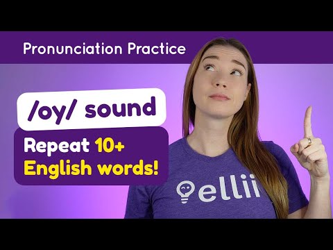 Practicing /oy/ – English Pronunciation Lesson (Part 2)