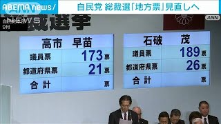 自民党　総裁選「地方票」見直しへ　比重高めることも検討(2024年12月8日)