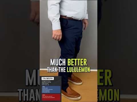 Truwear Pants vs. Lululemon Pants #Performanceclothing #menswear