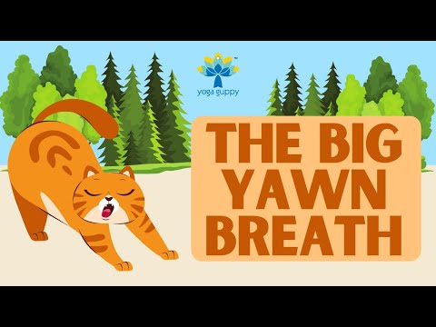 Big Yawn Breath | Breathing Exercise for Strong Lungs | Fun Yoga for Kids | Yoga Guppy