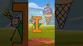 I for Icecream | Learn Alphabets with live Example | Phonics | Uppercase Alphabets | Kids Learning