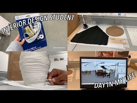 COLLEGE VLOG: *realistic* interior design student day in my life