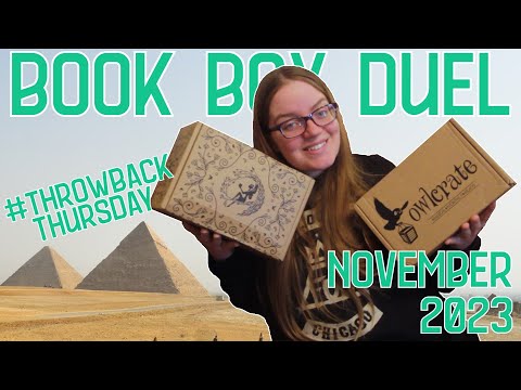 BOOK BOX DUEL | November 2023 | FairyLoot vs. OwlCrate unboxing #throwbackthursday