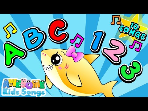 Baby Shark and Friends!: Fun Nursery Rhymes & ABC Learning Songs for kids All Weekend!