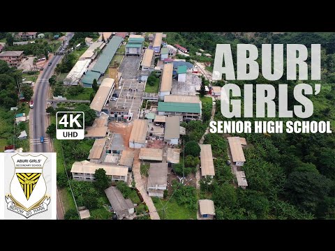 Aburi Girls Senior High School ABUGISS Aerial View 4K