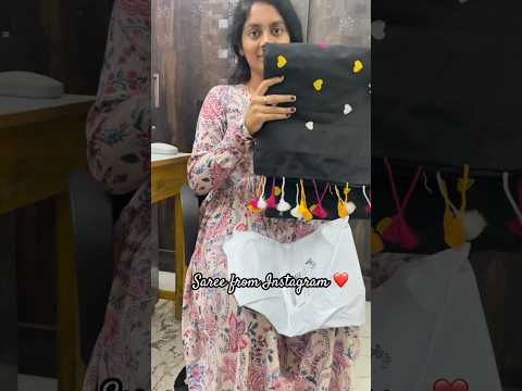 Black Saree 🖤#janvika#shorts#saree#sareelove#viralvideo#ytshorts#youtube#shortsfeed#short#love