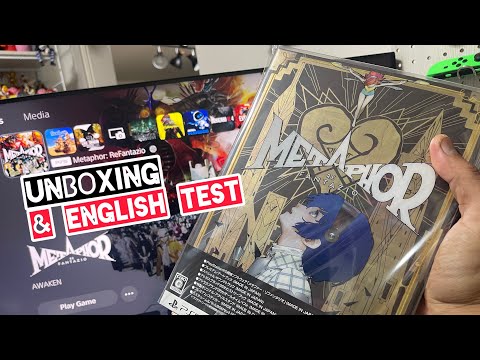 🇯🇵 Metaphor Re:Fantazio 35th Anniversary Edition Unboxing & English Support Test