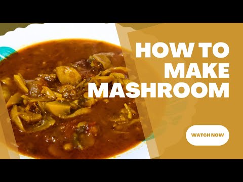 Aaj humne banai hai mushroom ki sabji 🤤 spicy mushroom masala curry | #mashroomkisabji