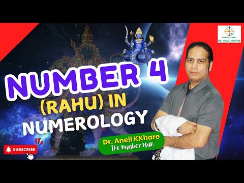 What Does Birth Number 4 (Rahu) Reveal About You? | Practical Guidance by Dr. Aneil Kkhare