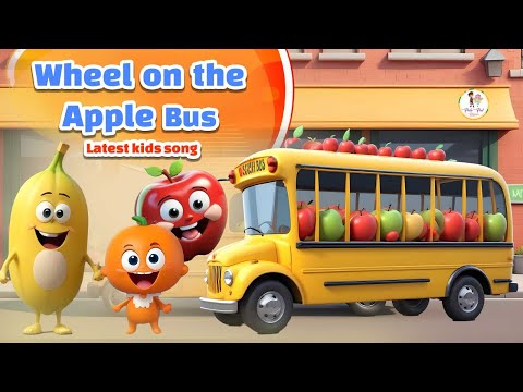 Wheels on the Apple Bus Kids Song | Polo Pal Rhymes #nurseryrhymes #kidsmusic