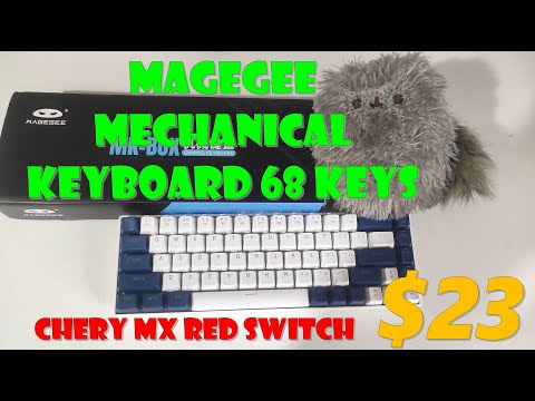 Magegee MK-BOX 68 Keys Mechanical Keyboard Red Switch, Only for $23, Full Anti ghosting!