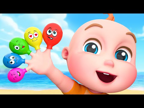 Choose the Balloons | Finger Family Song and More | PulkaCoco‬ Nursery Rhymes & Kids Songs