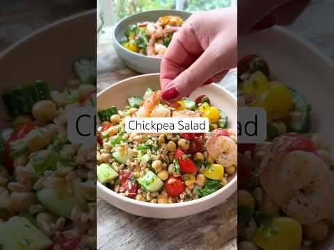 Chickpea Salad (Healthy Chickpea Salad Recipe!)