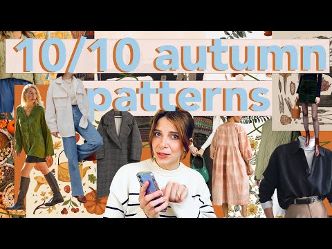 The top 15 SEWING PATTERNS you should sew this AUTUMN