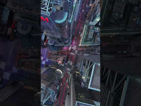 Top down Drone New York City