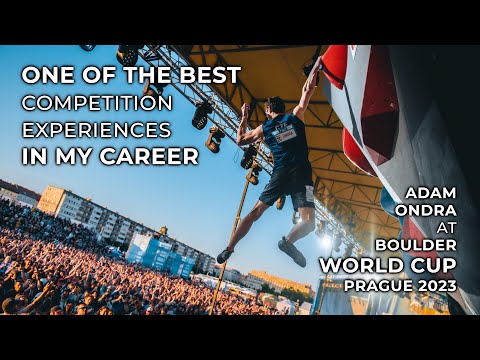 My Climbing Dream Came True ✌ at World Cup in Prague | Adam Ondra