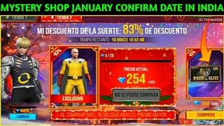 Mystery Shop January Confirm Date | Mystery Shop January 2021