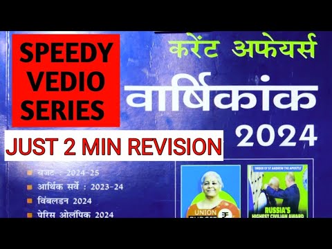 speedy current affairs  quick revision series  revision in just 2 min