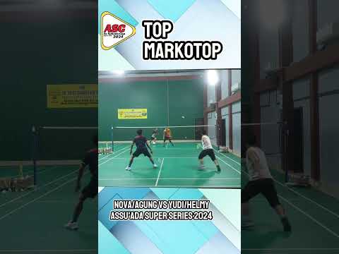 SAMPAI JATUH BANGUN | Yudi/Helmy Vs Nova/Agung | Assu'ada  Super Series 2024