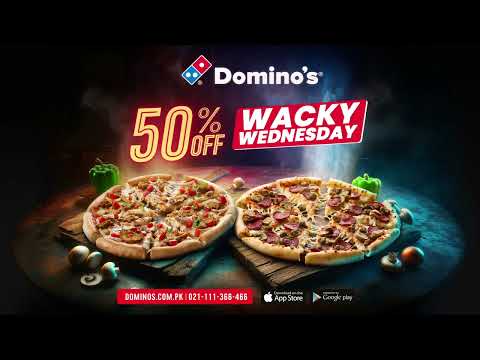 Domino's Pizza | 50% Off Wacky Wednesday