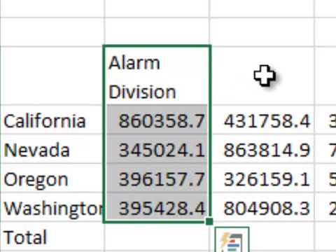 Module 1 Entering Column Headings 1a