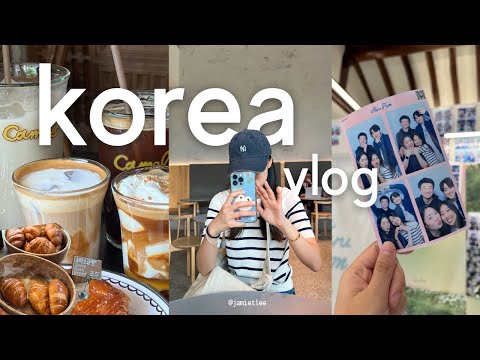 korea vlog | hannam, shopping, meeting friends, photobooths, salt bread, kbbq, cafes, bakeries