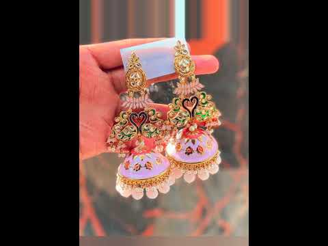 new stylish jhumka #bridalcollection #jhumka #youtubeshorts #diy