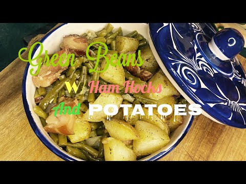 GREEN BEANS HOG JOWLS AND POTATOES @cookingwithjudycaldwell6376