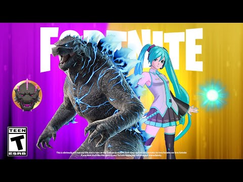 ゴジラと初音ミクが新武器と共にやってきた...(アプデ情報まとめ)【フォートナイト / Fortnite】