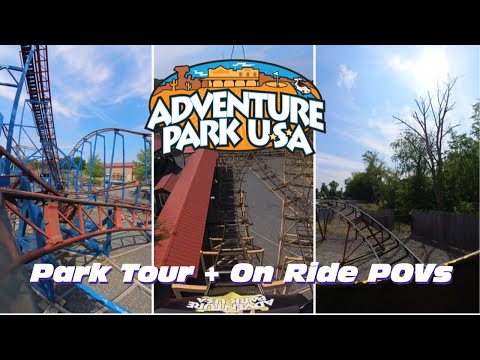 Adventure Park USA + On Ride POV's Monrovia, MD.