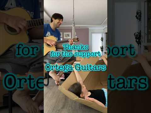 Unboxing guitar video with my 2 kids 🥰 #unboxing #unboxingvideo #unbox #guitar #newguitar #kids