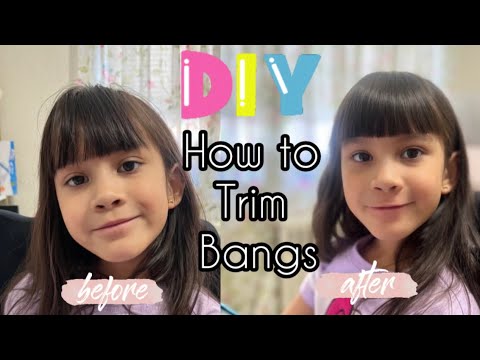 Trimming Bangs | DIY | Gabby Videos Now