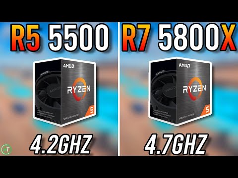 Ryzen 5 5500 vs Ryzen 7 5800X - Tested in 2024