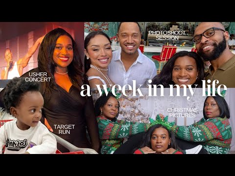 Week in my life | Terrence J Engagement shoot | Awkward JC Penney photos | USHER Concert and more!