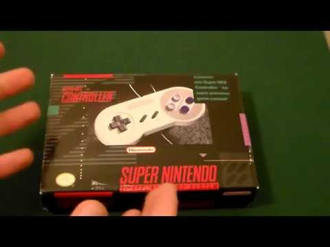 Super Nintendo Controller Unboxing and Review