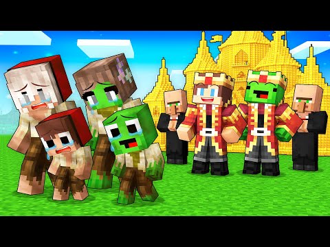 Mikey and JJ Became Kings and Kick Families Out in Minecraft (Maizen)