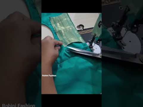 Blouse lace design cutting and stitching #shorts #shortsvideo