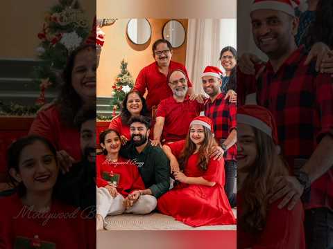 Christmas Photos of celebrities #govindpadmasoorya #pearlish#tovinothomas#anumol#jayaram#mohanlal