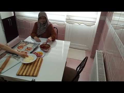 çok şaşırdım bukadar güzel pizza olurmu torunum yaparsa olur