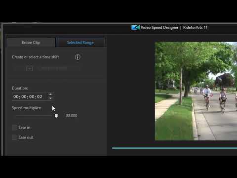 Shifting Playback Speed with CyberLink PowerDirector's Video Speed Designer