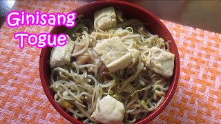 Ginisang Togue (Sauteed Bean Sprout)